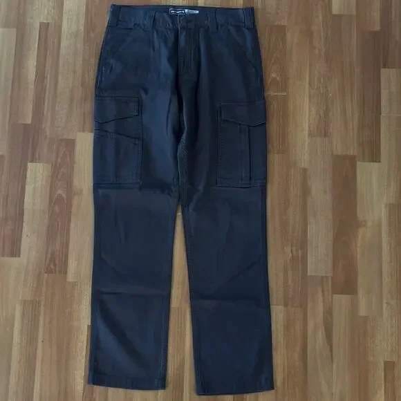 NEW CARHARTT Men's Rugged Flex Relaxed Fit Canvas Cargo Work Pant 32 32 - Picture 2 of 10